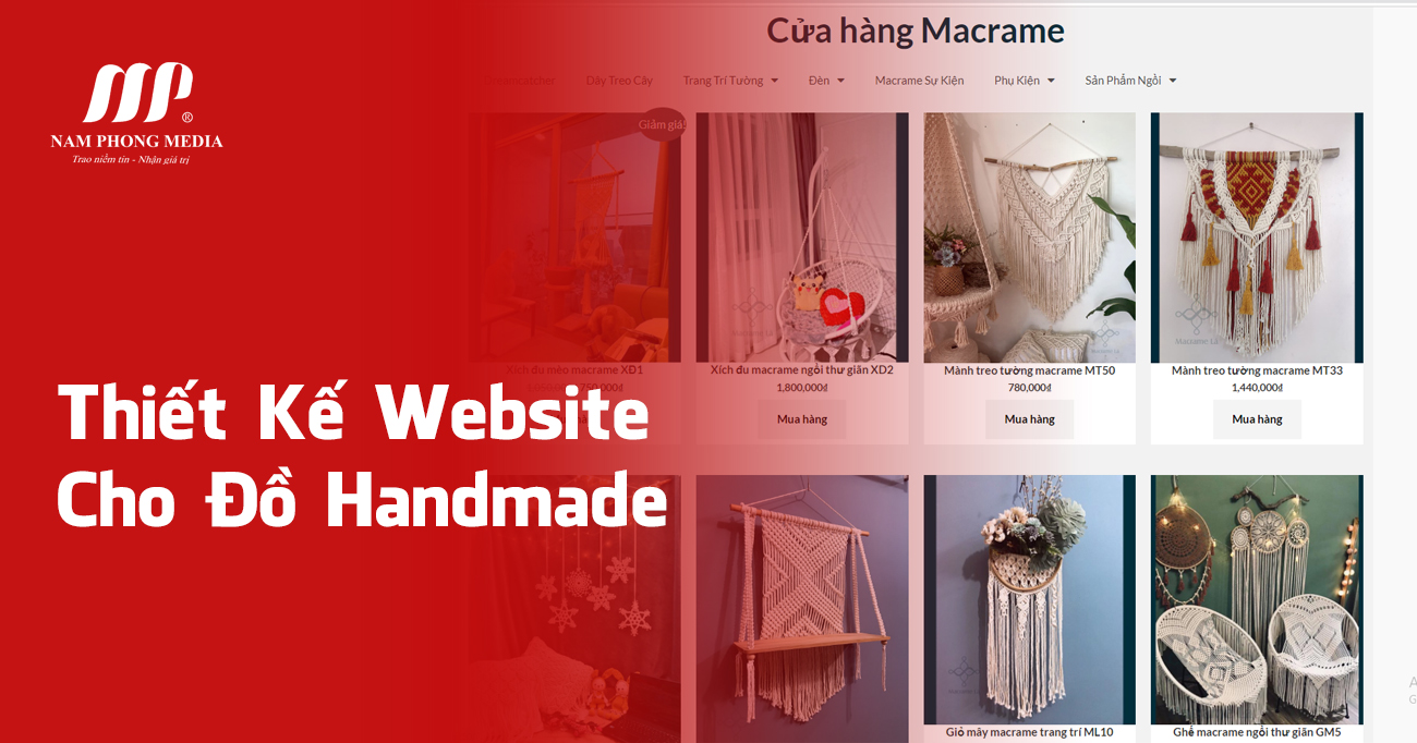 Thiết Kế Website Cho Đồ Handmade
